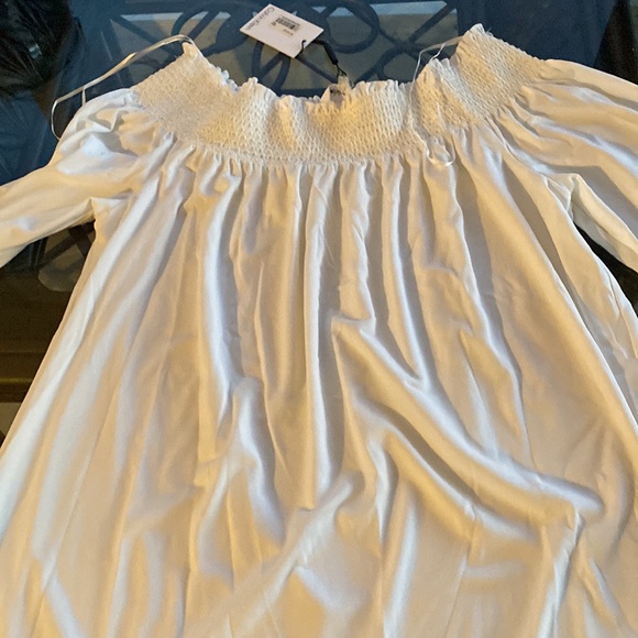 White Calvin Kline Hippie Shirt - Picture 3 of 5